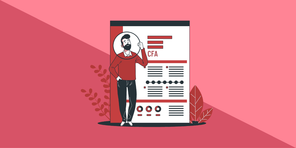 How to display CFA status on resume CV LinkedIn Business Cards