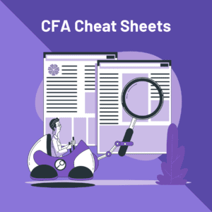 CFA Cheat Sheets