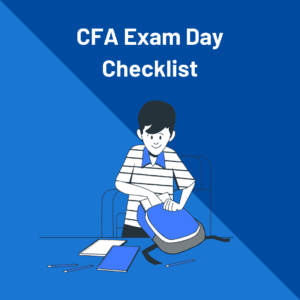 CFA Exam Day Checklist