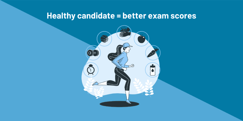 8 healthy candidate better exam scores orig
