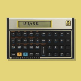 hp 12c financial calculator or ba ii