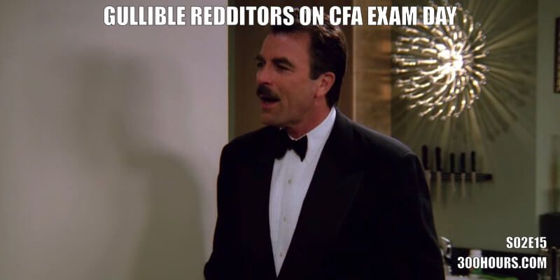 CFA Friends Memes: Redditors tell candidates to wear suits because there are recruiters