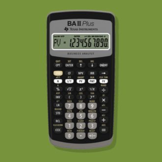 Ba ii store plus calculator