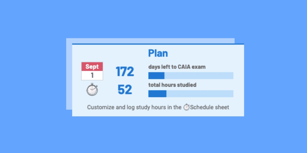caia study planner plan feature 1