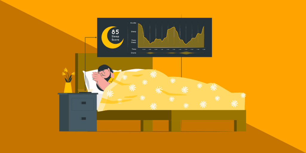 sleeping on bed analysis