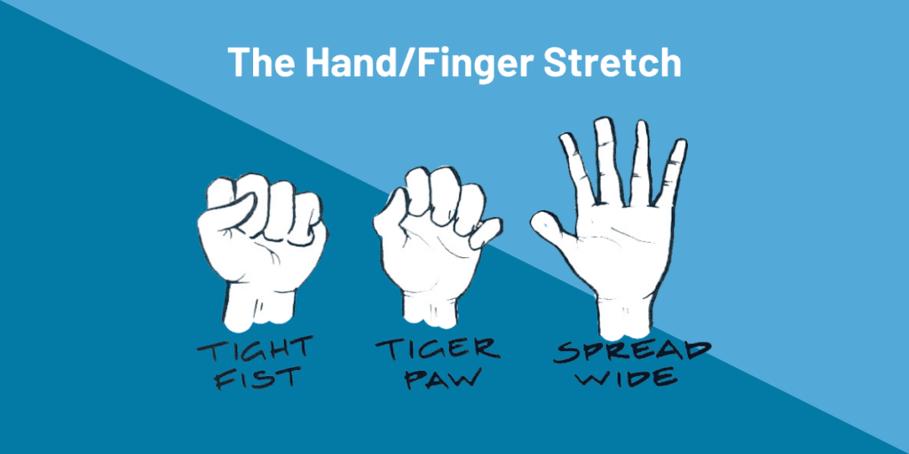 The Hand Finger Stretch