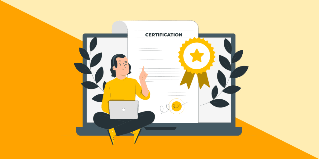 certificate qualification badge certification