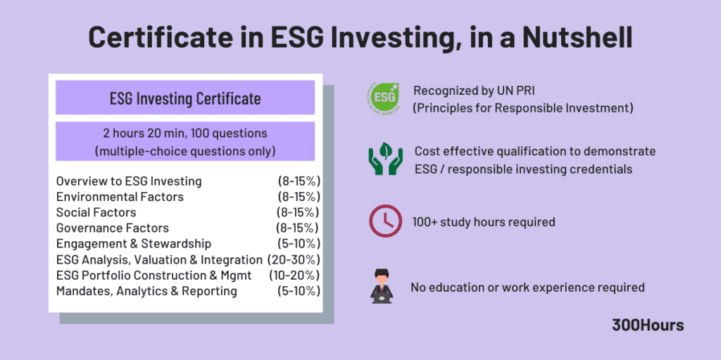 CFA ESG Certificate: Our Easy Guide - 300Hours