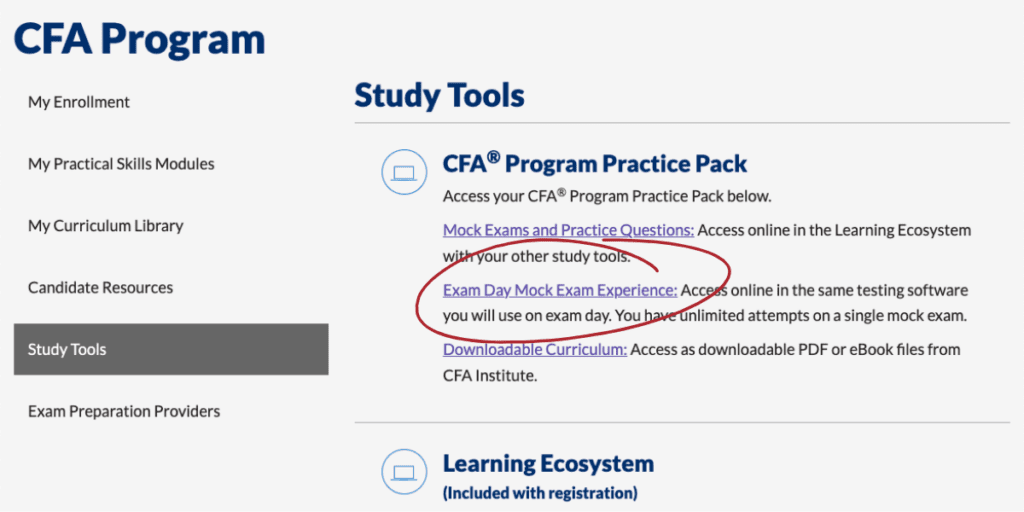 cfa institute practice pack review