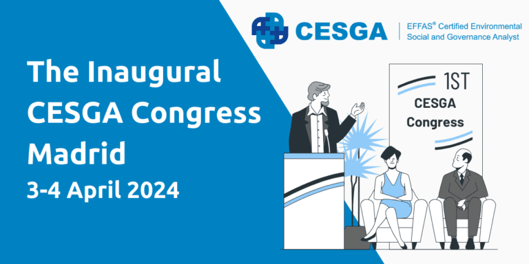This 3 & 4 of April more than 6k CESGA Holders invited to gather in the first CESGA Congress. A Milestone for ESG Analysis.