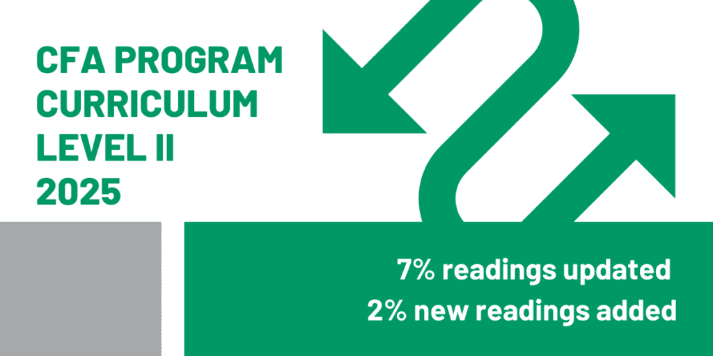 cfa level 2 curriculum changes 2025 summary