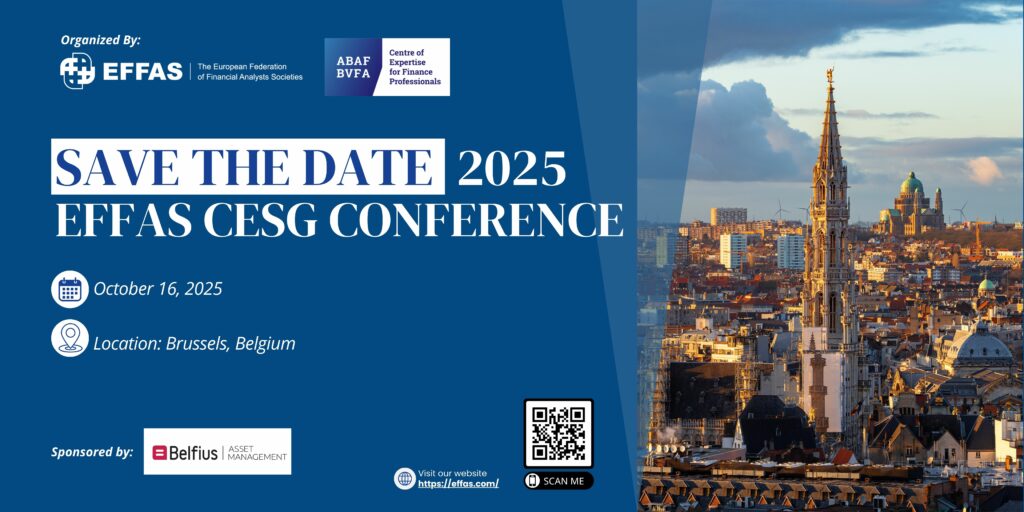 Join the EFFAS CESG Conference 2025 – Live in Brussels or Online with Q&A