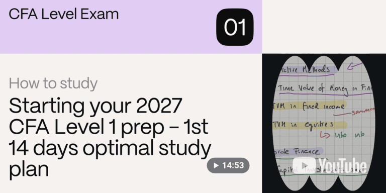 CFA "First 14 Days" Optimal Study Plan [2027]